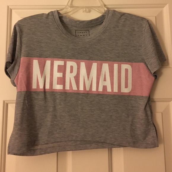 NWOT Mermaid Crop Top Size S Pac Sun