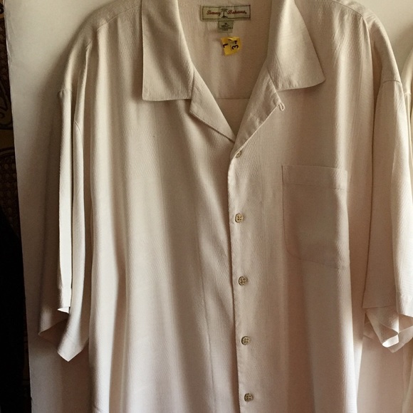 Embossed silk button down - Picture 3 of 3
