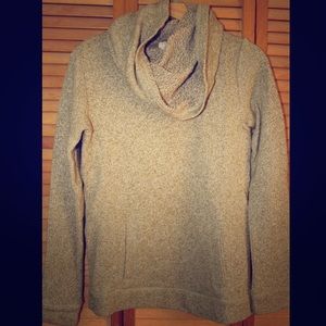 J crew wool blend cowl neck sweater