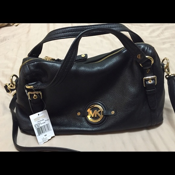 Michael Kors Stockard bag. NWT. Black leather.
