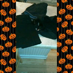 4 black skirts & Garters