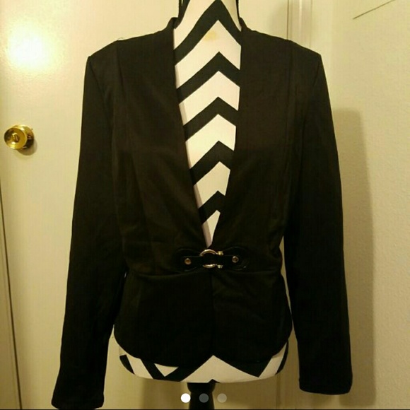 Black stretchy blazer