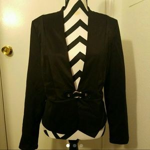 Black stretchy blazer