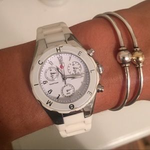 White Jelly Michele Watch