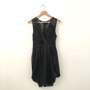 H&M Black Lace Back Bubble Dress