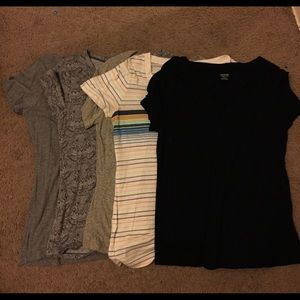 5 Mossimo brand v-necks