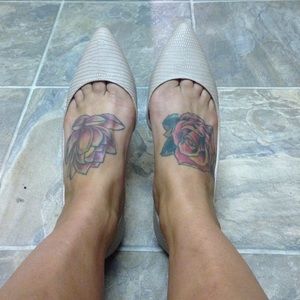 Nine West flats. Worn once.