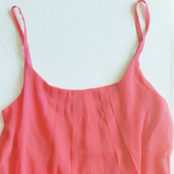 New York & co pinkish red spaghetti strap top