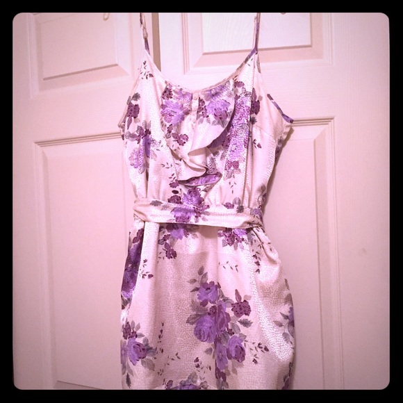 Lavender flower dress