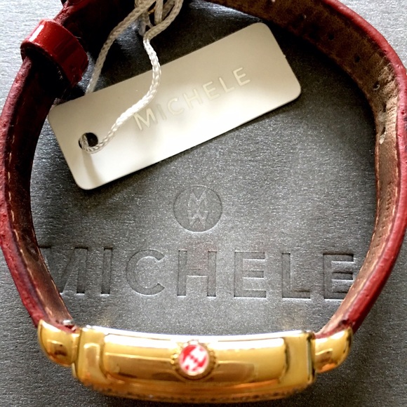 MICHELE Watch - Rose Gold w/pavé diamonds.