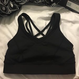 Lululemon black sports bra