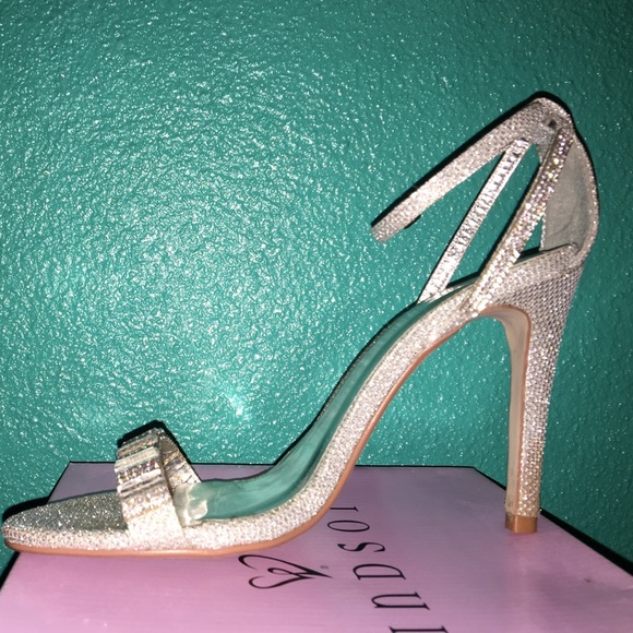 Silver/Glitter high heels - Picture 2 of 2