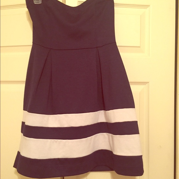 FINAL SALE!! Strapless nautical dress