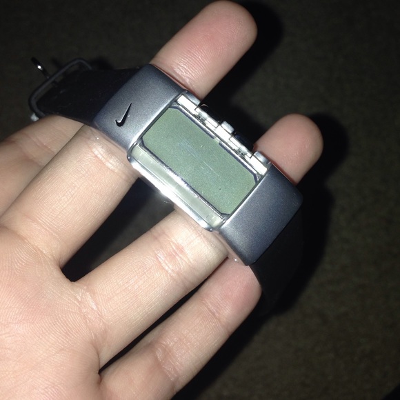 Black and silver new Nike watch