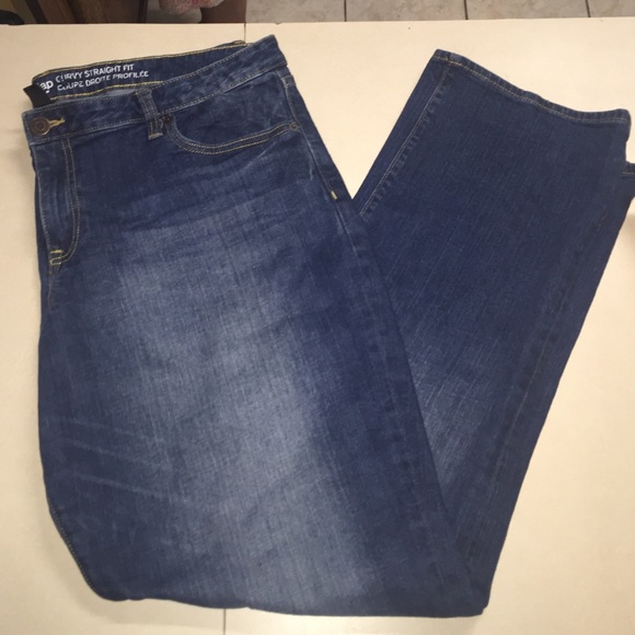 Gap curvy straight fit jeans