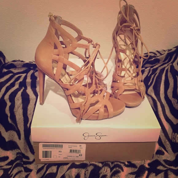 Racine' Lace-Up Cage Sandal