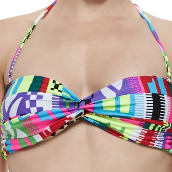 Mara Hoffman reversible bandeau bikini top