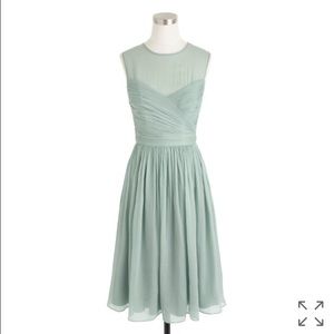 J.CREW Clara dress- color dusty shale- size 2