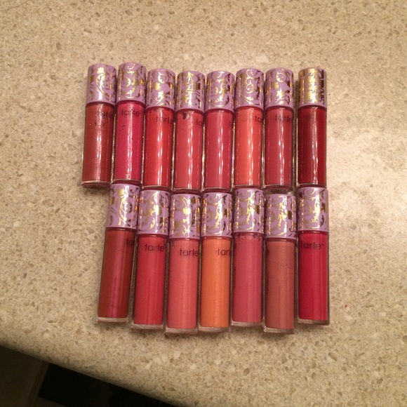15 never used tarte glosses