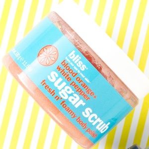 🔥 BLISS Blood Orange + White Pepper Body Scrub