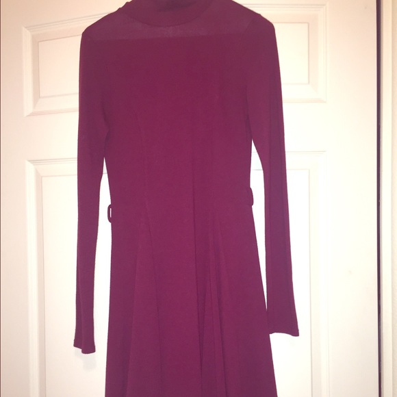 Turtleneck sweater dress