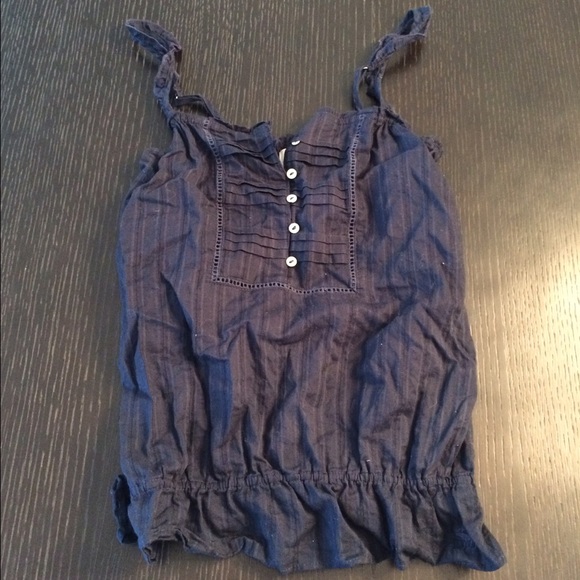 Abercrombie Kids Navy Blue Tank - Picture 1 of 3