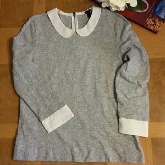 J. Crew Peter Pan Collar Top