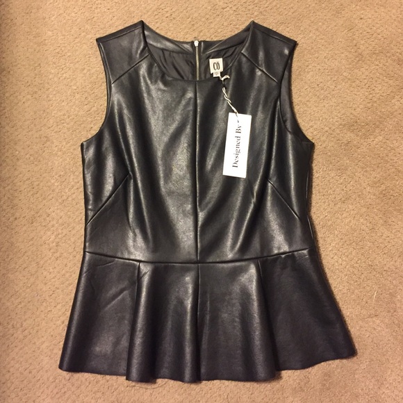 Nwt fake leather shirt