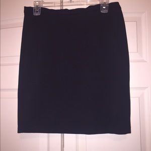 Basic black pencil skirt