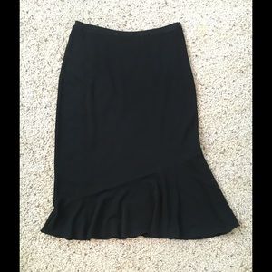 Express black stretchy skirt