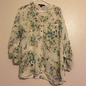 Used flower print top