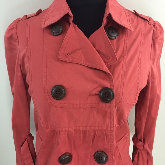 SOLD American Rag Cie coral button blazer jacket S - Picture 2 of 4