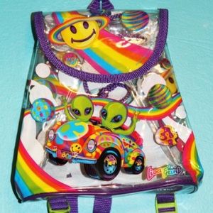 💚 Lisa Frank Alien 90s Mini Backpack
