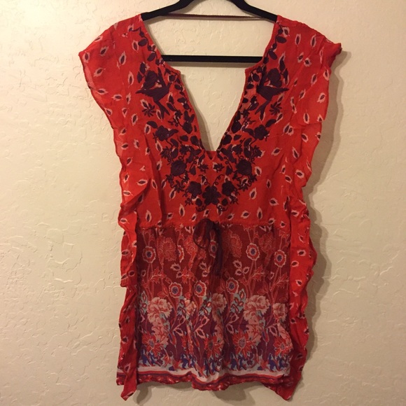 Free People red top