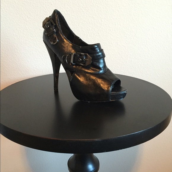 **END OF MONTH SALE** High Heeled Open Toed Bootie