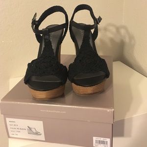 Never worn bakers black wedges