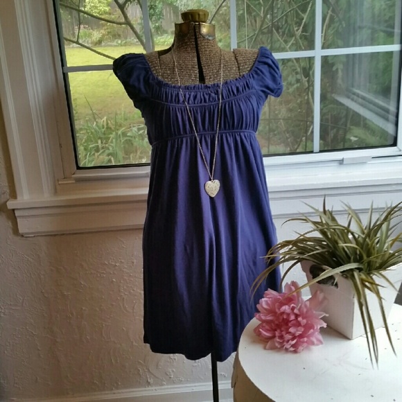 Navy Blue Dress - Picture 1 of 3