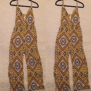 Aztec Gold Maxi Playsuit