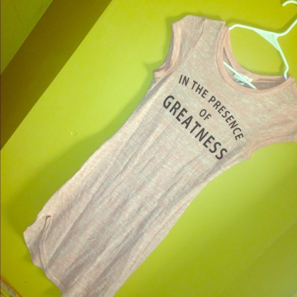 Light pink, cute dress "You're in the presence