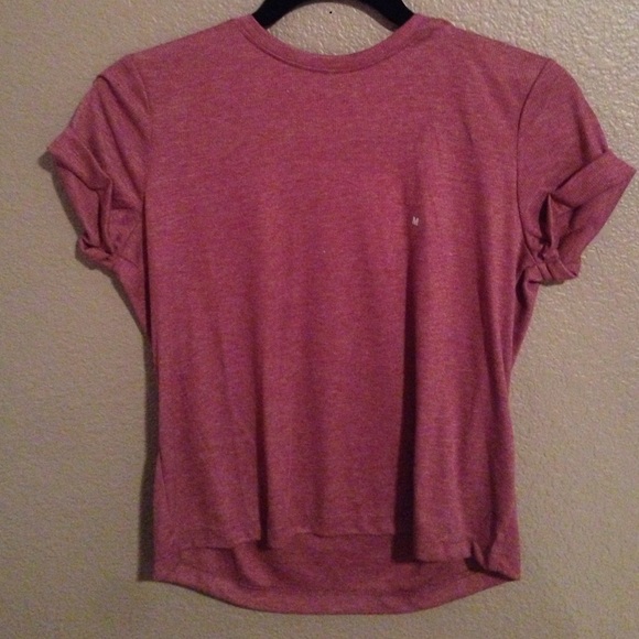 Red crop top