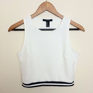 White Dressy Crop Top