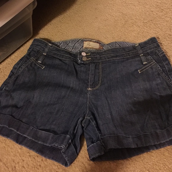 Paige Jean cuffed shorts