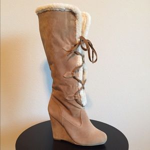 Faux Shearling Boot
