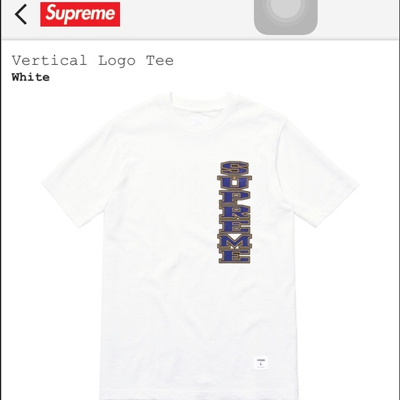 supreme supreme white t shirt side logo from gabe s supreme supreme white t shirt side logo from gabe s