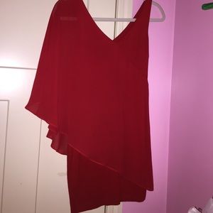 beautiful Bebe red dress