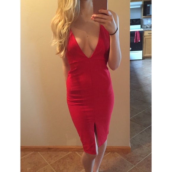 NWT Missguided Strappy Front Split Midi - Picture 2 of 3