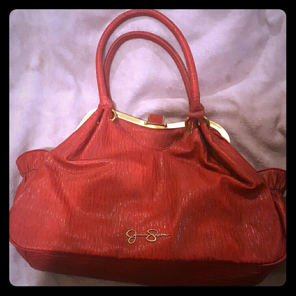 Red Jessica Simpson purse