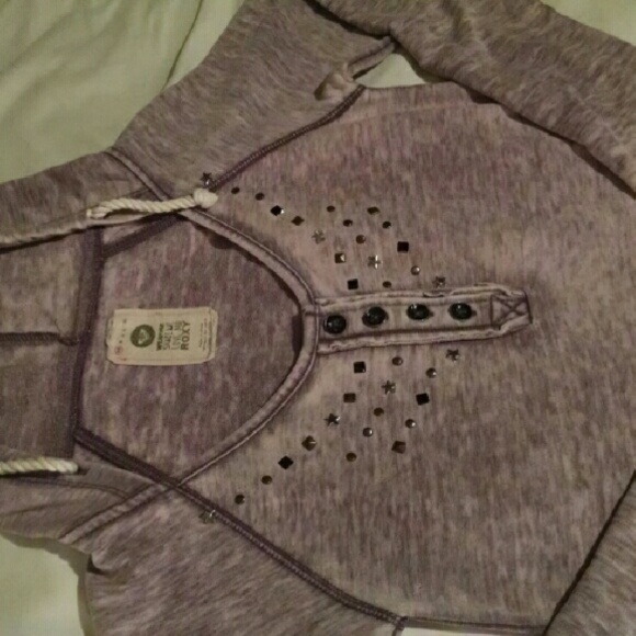 Lavender heathered Roxy pullover - Picture 2 of 2