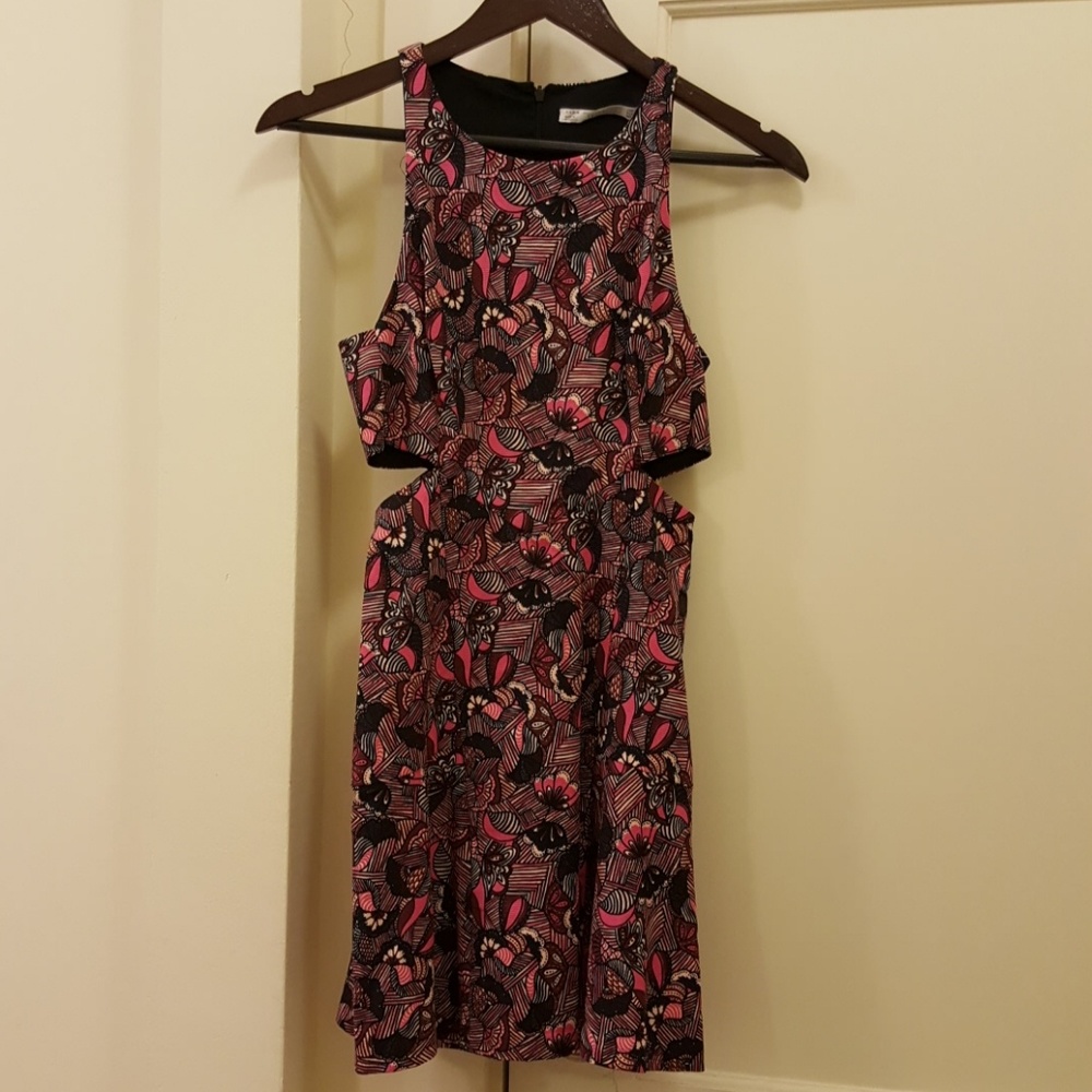 Zara Trafaluc Floral Print Dress Size Small