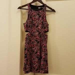 Zara Trafaluc Floral Print Dress Size Small